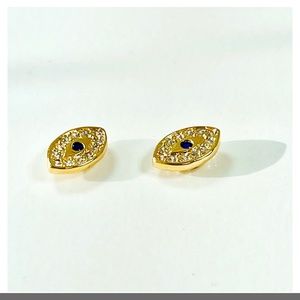 Evil Eye Post Earring